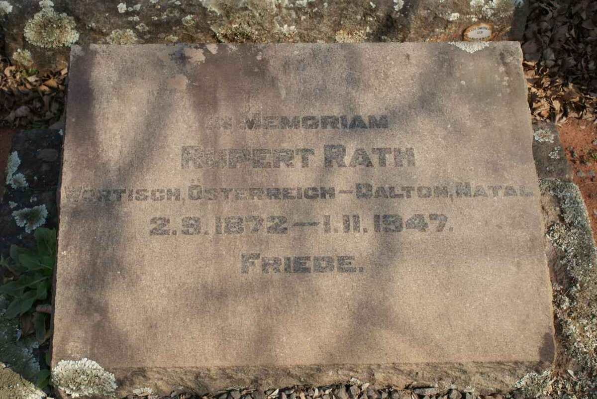 RATH Rupert 1872-1947