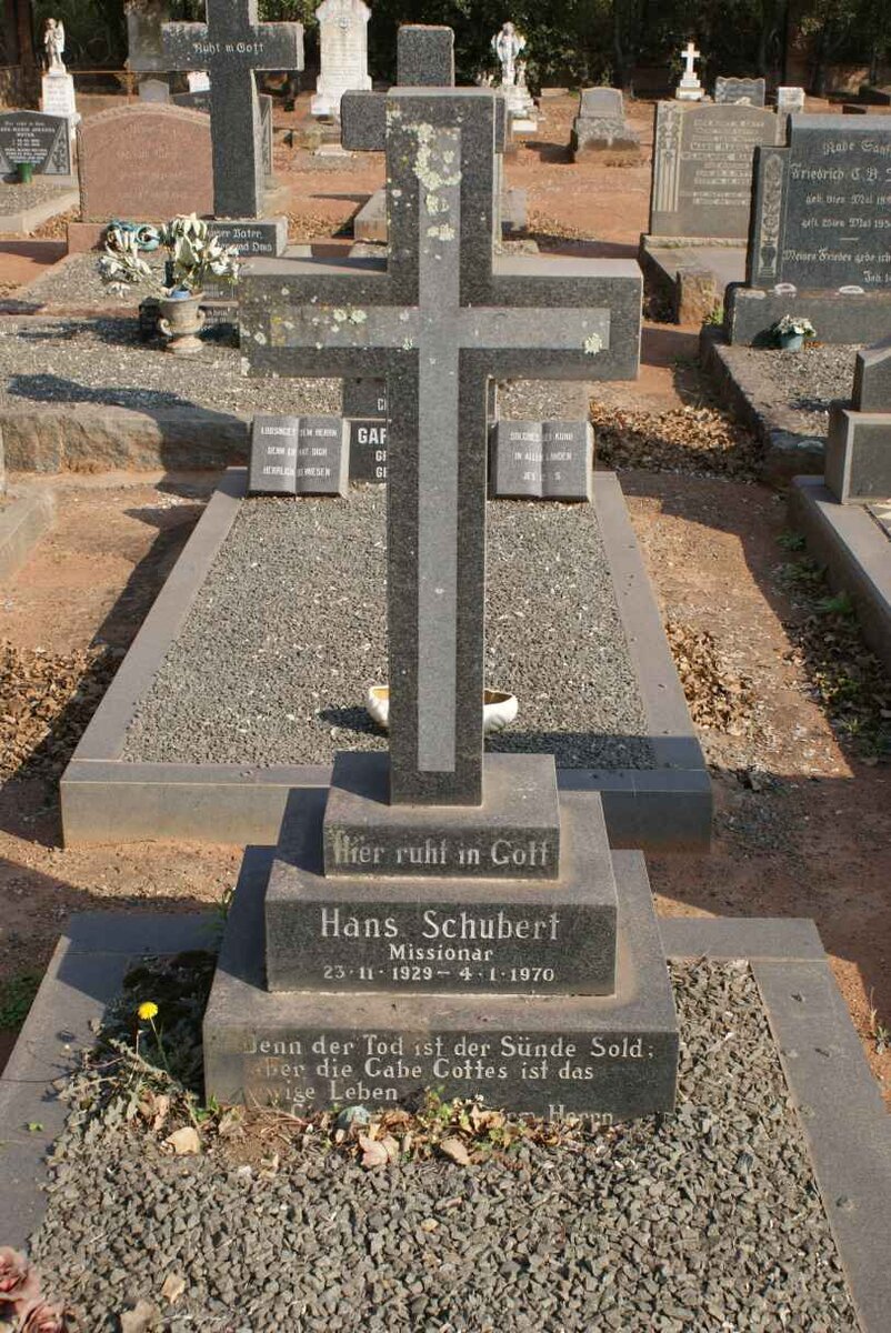 SCHUBERT Hans 1929-1970