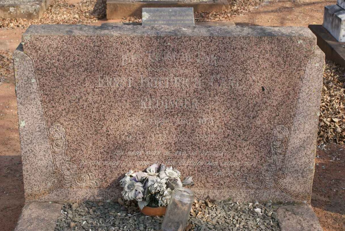 REDINGER Ernst Friedrich Carl