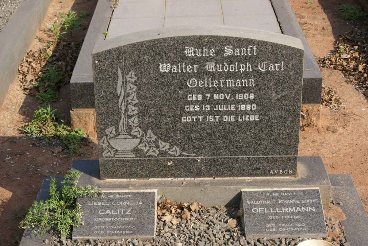 OELLERMANN Walter Rudolph Carl 1909-1980