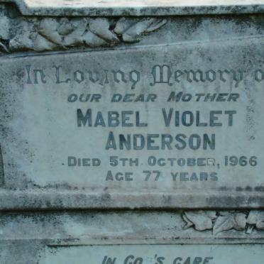 ANDERSON Mabel Violet -1966