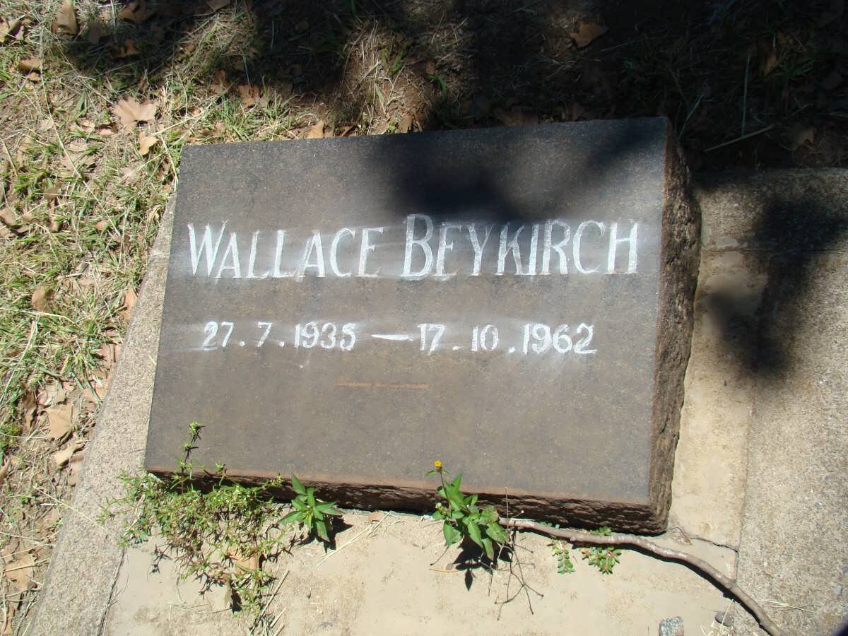BEYKIRCH Wallace 1935-1962