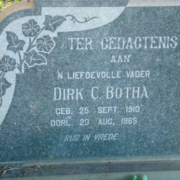 BOTHA Dirk C. 1910-1965