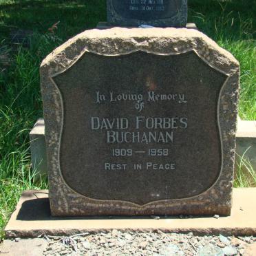 BUCHANAN David Forbes 1909-1958