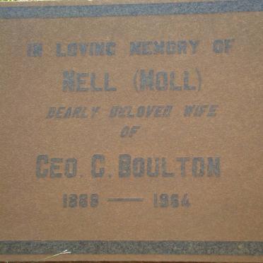 BOULTON Nell 1888-1964