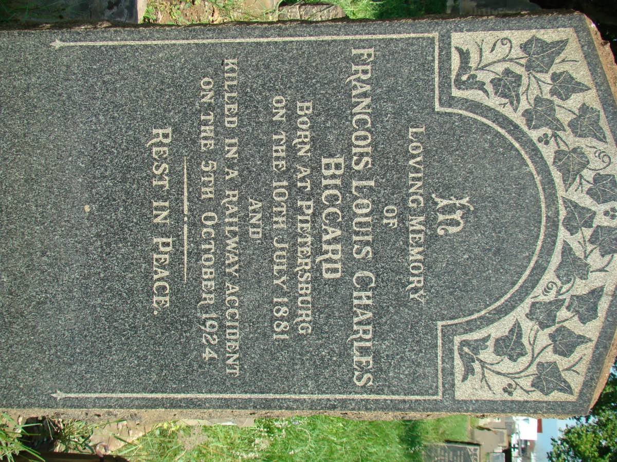 BICCARD Francois Louis Charles 1881-`1924