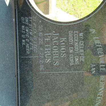 CARELSEN Jacobus Petrus 1922-1986