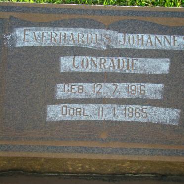 CONRADIE Everhardus Johannes 1916-1965