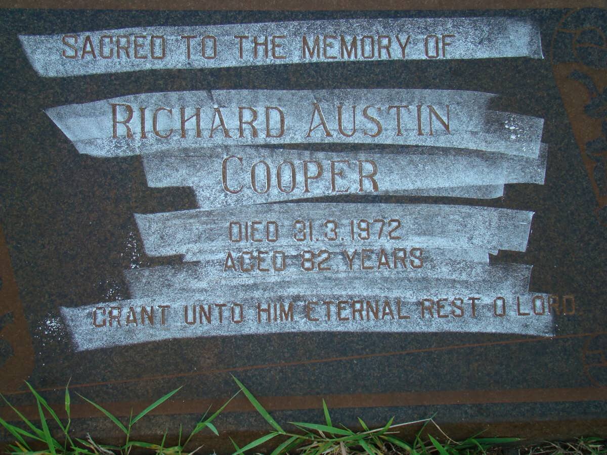 COOPER Richard Austin -1972