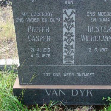 DYK Pieter Casper, van 1916-1978 &amp; Hester Wilhelmina 1917-