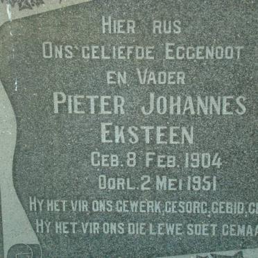 EKSTEEN Pieter Johannes 1904-1951