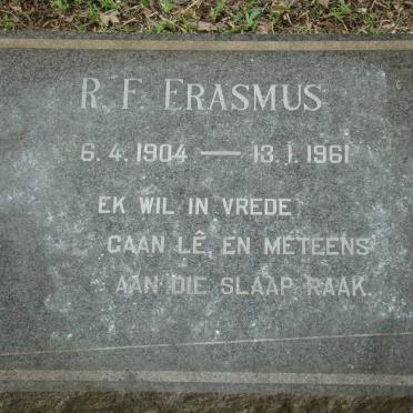 ERASMUS R.F. 1904-1961