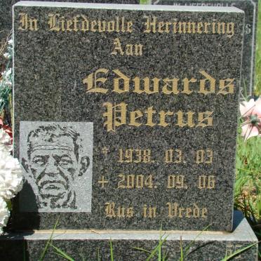 EDWARDS Petrus 1938-2004