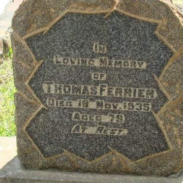 FERRIER Thomas -1935