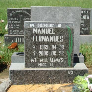 FERNANDES Manuel 1969-2006