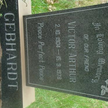 GEBHARDT Victor Arthur 1904-1978