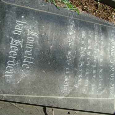 HEERDEN Lourette, van 1962-1982