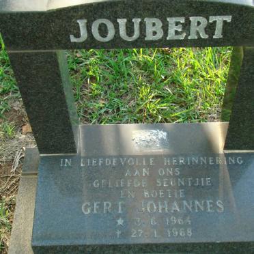 JOUBERT Gert Johannes 1964-1968