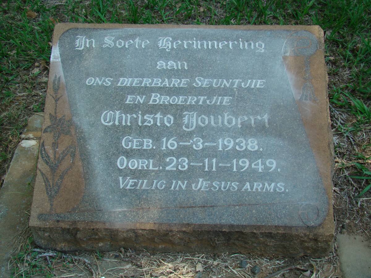 JOUBERT Christo 1938-1949