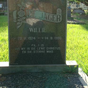 JAGER Willie, de 1924-1980