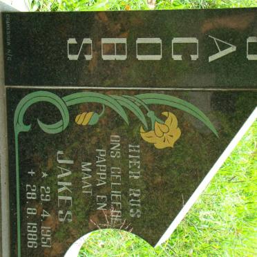 JACOBS Jakes 1951-1986