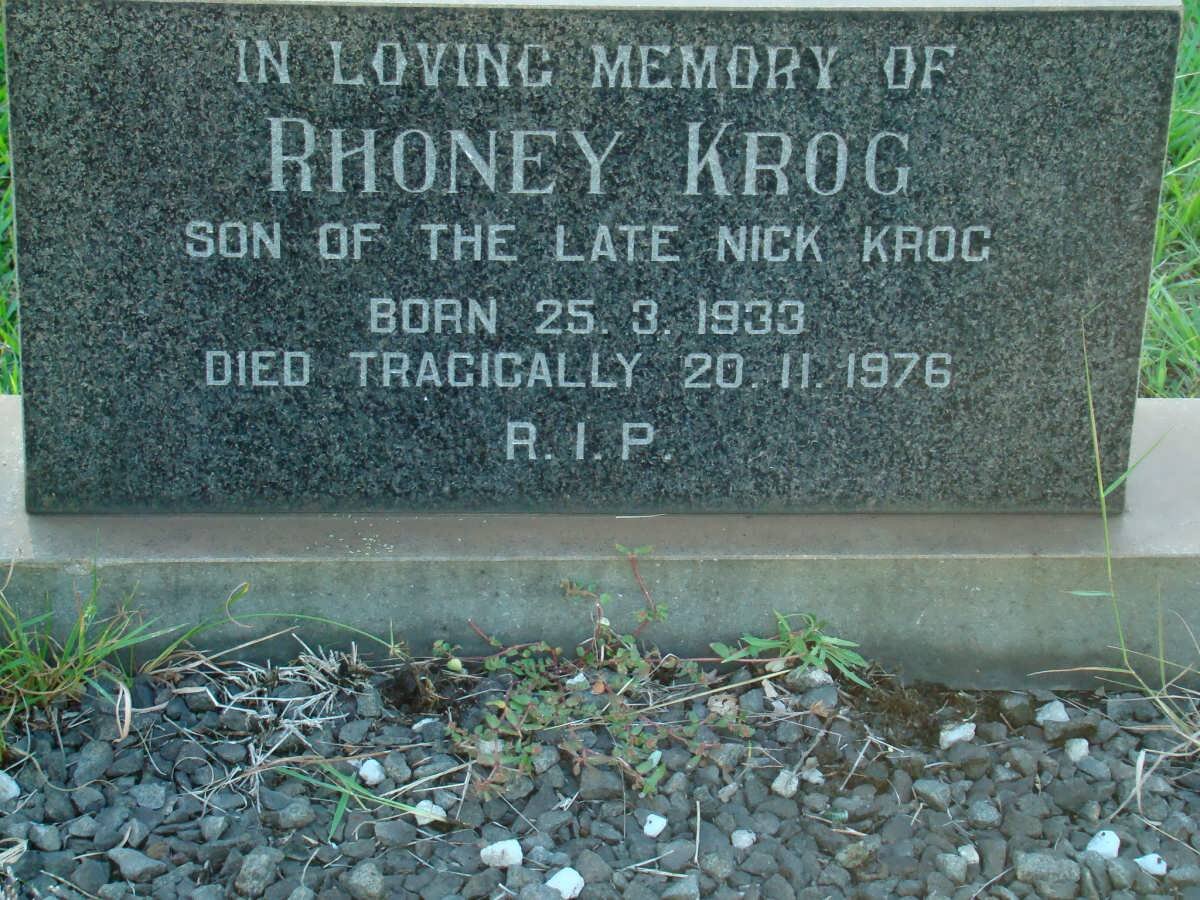 KROG Rhoney 1933-1976