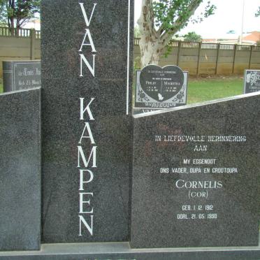 KAMPEN Cornelis, van 1912-1998