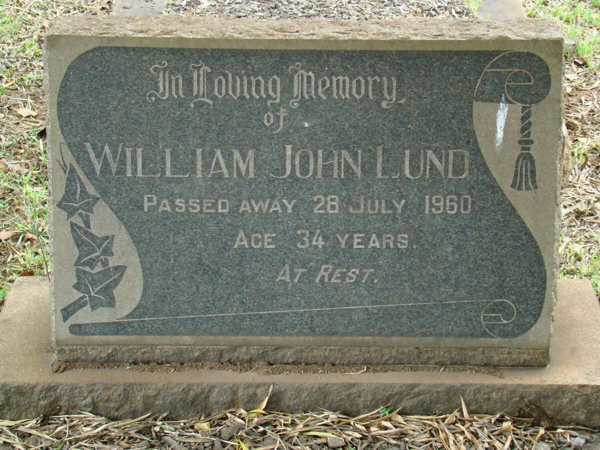 LUND William John -1960