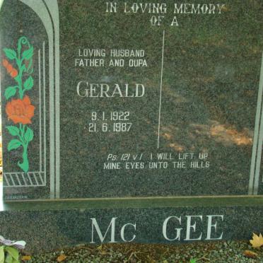 Mc GEE Gerald 1922-1987