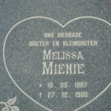 MIENIE Melissa 1987-1988