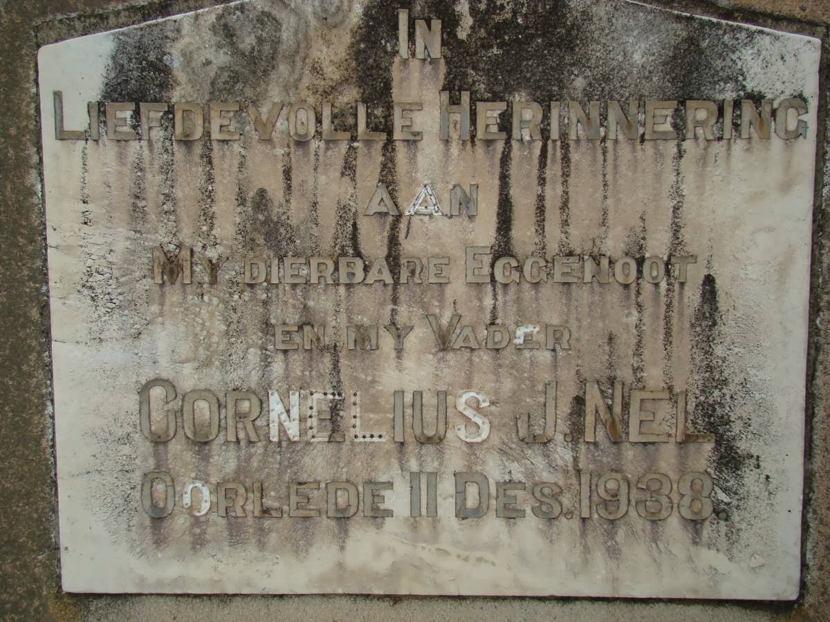 NEL Cornelius J. -1938