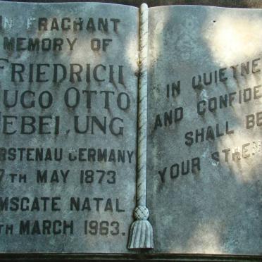 NEBELUNG Friedrich Hugo Otto 1873-1963