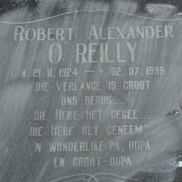 O`REILLY Robert Alexander 1924-1999