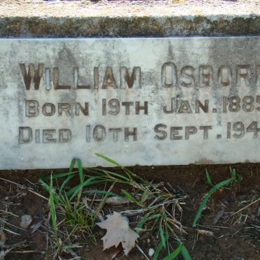 OSBORN William 1885-1948