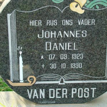 POST Johannes Daniel, van der 1923-1990