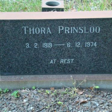 PRINSLOO Thora 1919-1974