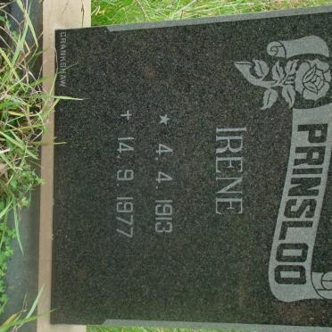 PRINSLOO Irene 1913-1977