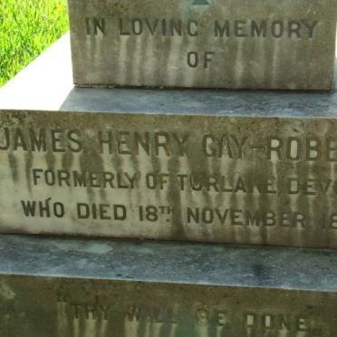 ROBERTS James Henry Gay -1890