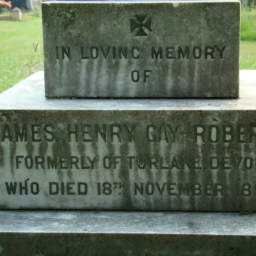 ROBERTS John Henry Gay -1890