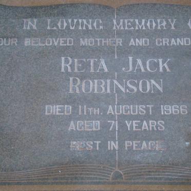 ROBINSON Reta Jack -1966