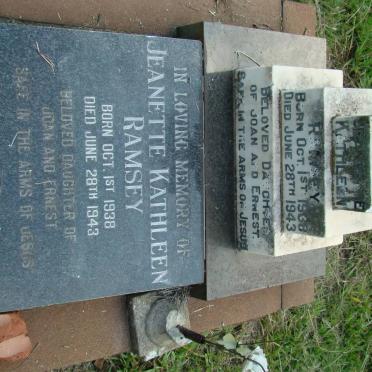 RAMSEY Jeanette Kathleen 1938-1943 