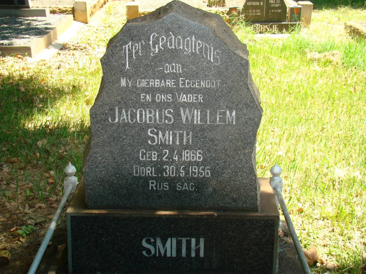 SMITH Jacobus Willem 1866-1956