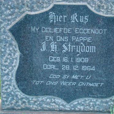 STRYDOM J.H. 1908-1964