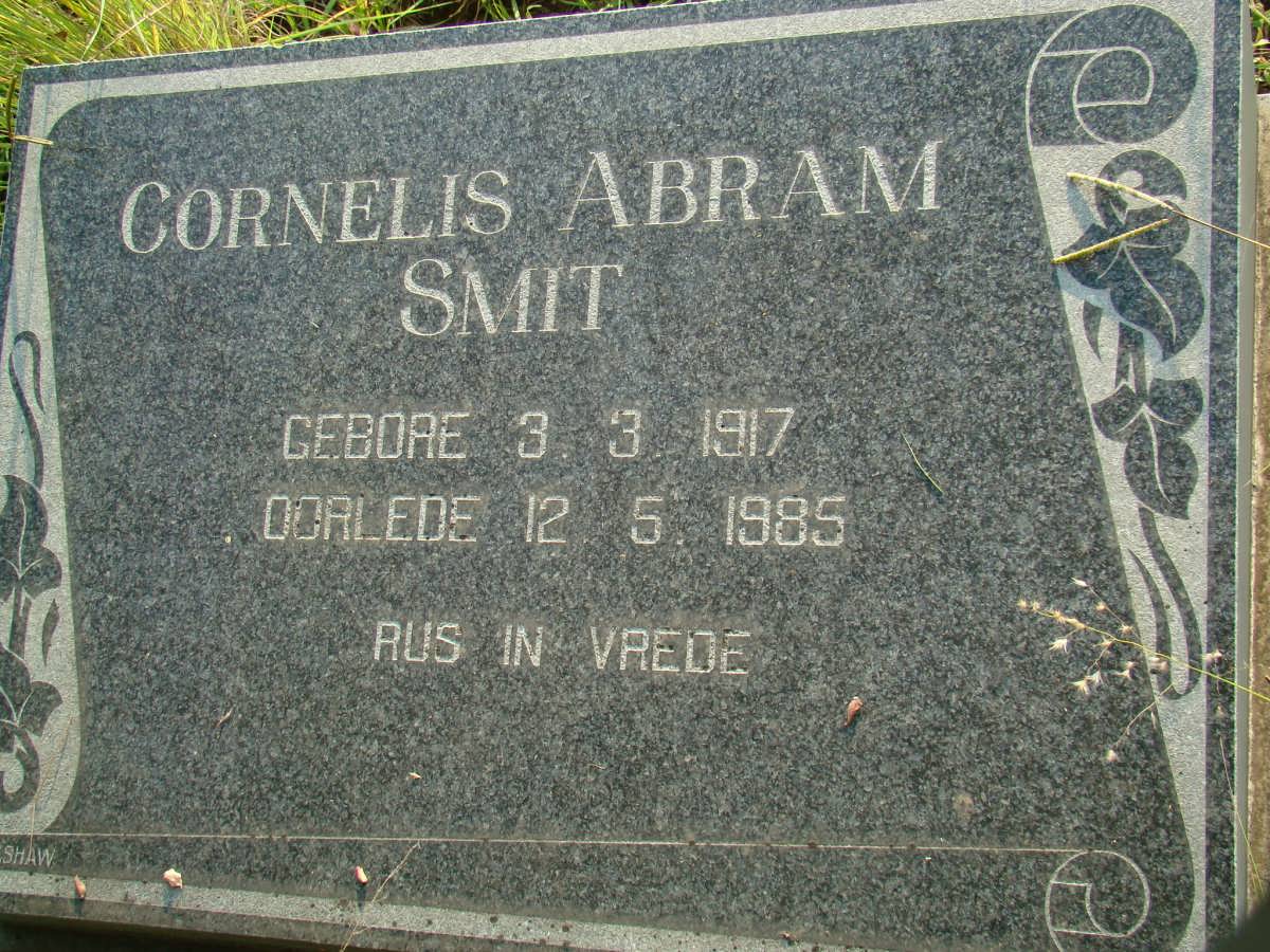 SMIT Cornelis Abram 1917-1985