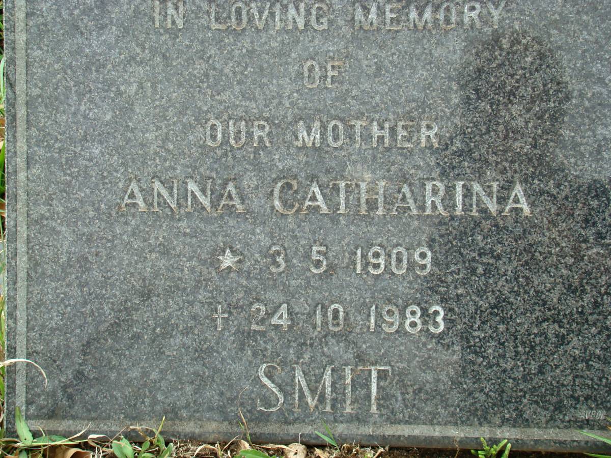 SMIT Anna Catharina 1909-1983