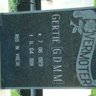 VERMOTER G.D.M.M. 1929-1991