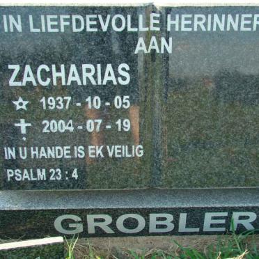GROBLER Zacharias 1937-2004