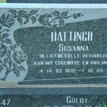 HATTINGH Susanna 1932-1997