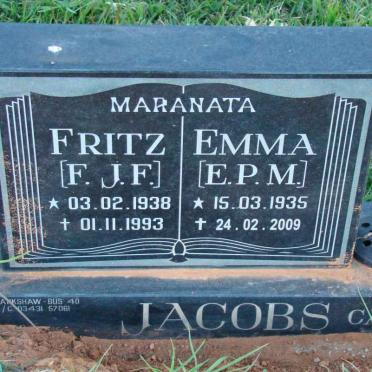 JACOBS F.J.F. 1938-1993 &amp; E.P.M. 1935-2009