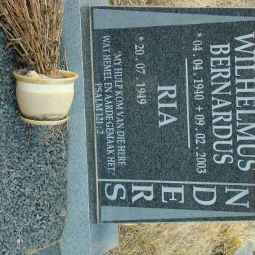 LANDERS Wilhelmus Bernardus 1940-2003 &amp; Ria 1949-